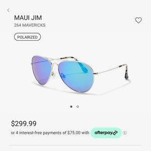 Maui Jim aviator sunglasses unisex